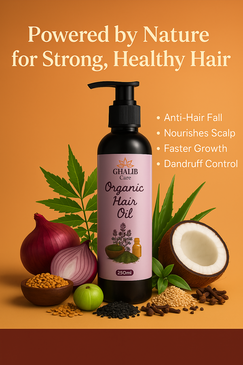 Ghalib Organic Hair Oil 250ML