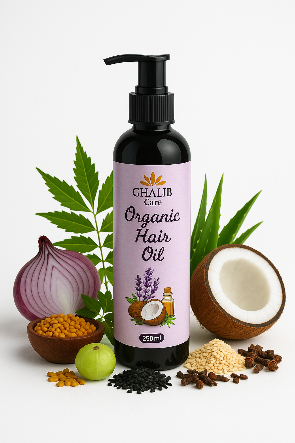 Ghalib Organic Hair Oil 250ML